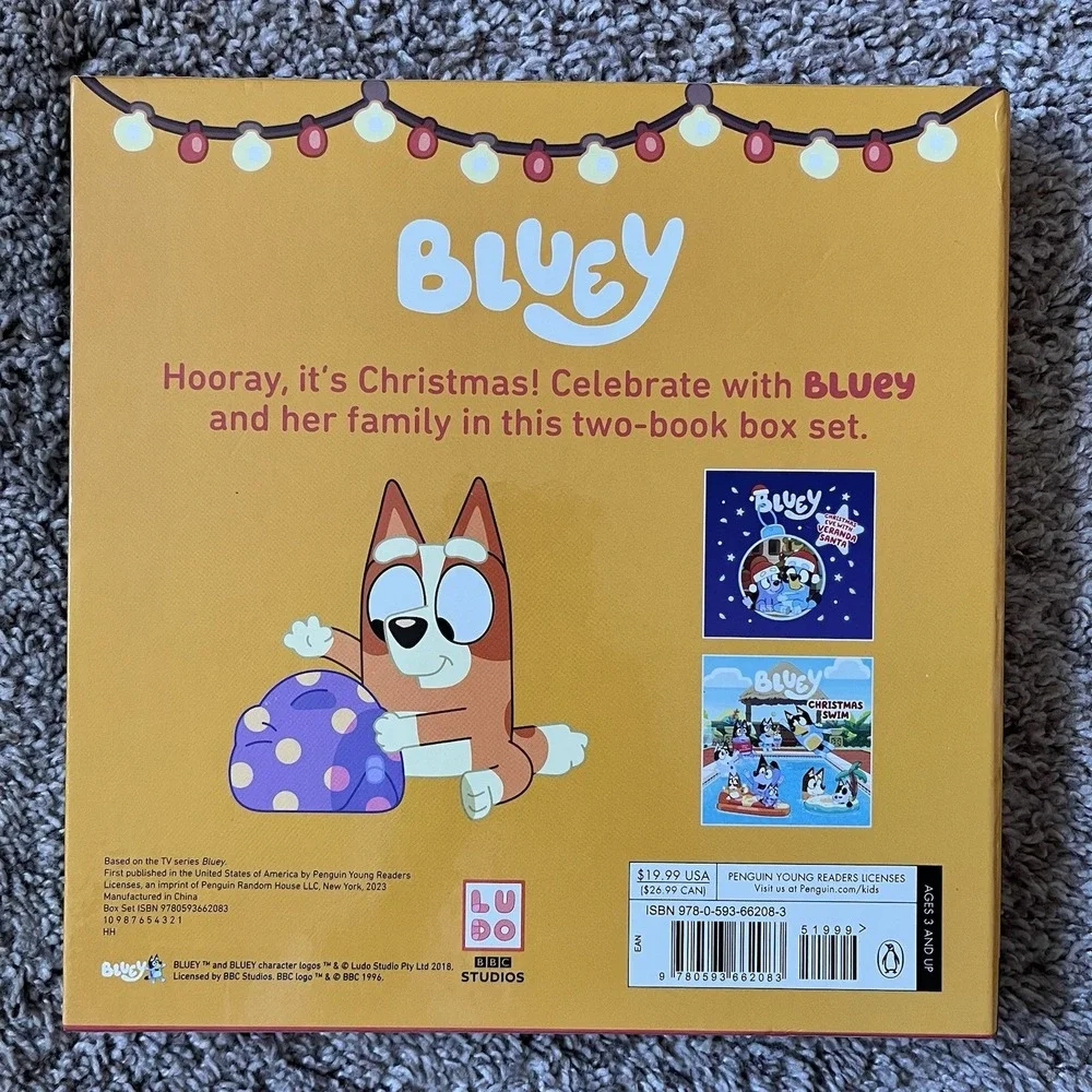 It's a Bluey Christmas! Box Set: In- 0593662083, Penguin Young Reader, hardcover